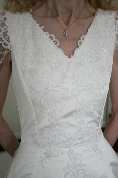 Bespoke lace wedding dress